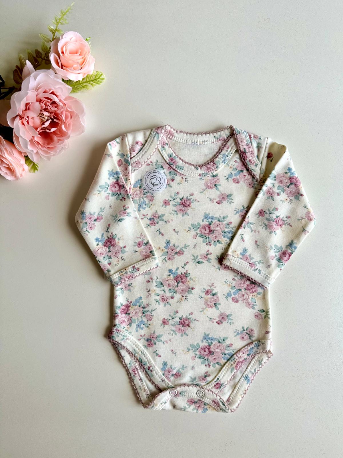 Body cuello americano  Estampado Jazmin