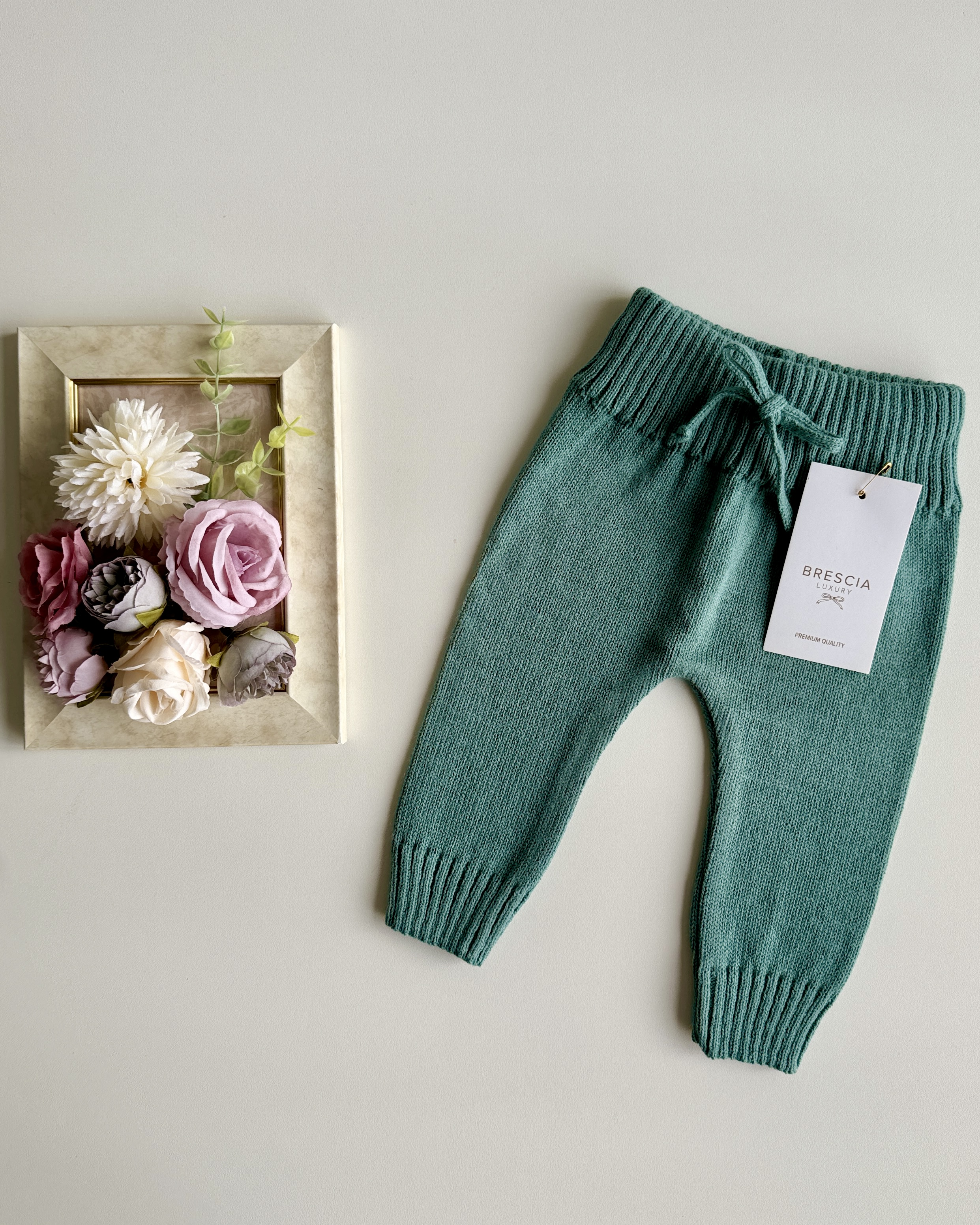 Pantalon Tejido  Premium Agua Marina