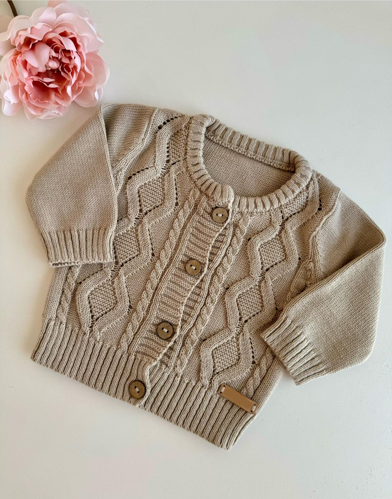 SACO TEJIDO EN HILO DE ALGODÓN PREMIUM MODELOS ROMBOS